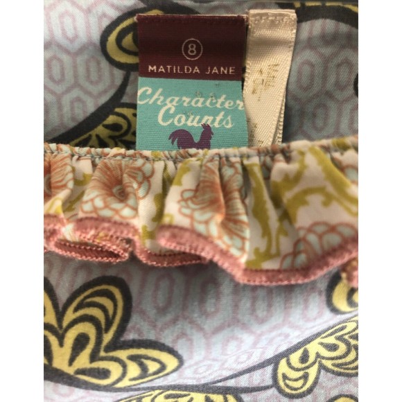 Matilda Jane Size 8 Character Counts Broadway Knot Dress - Picture 3 of 8